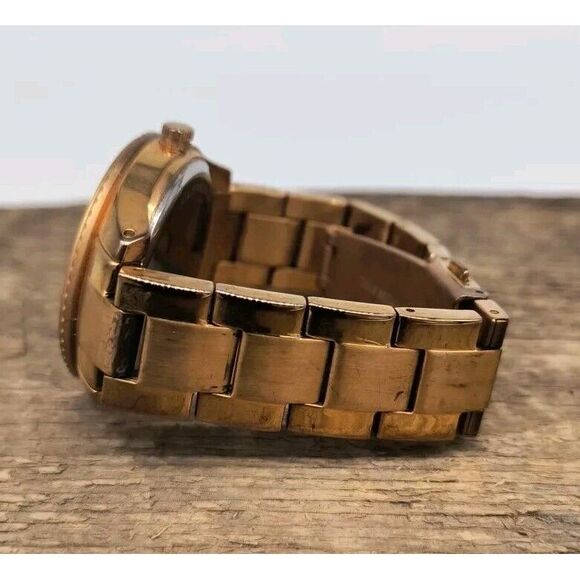 Ladies Fossil Rose Gold Toned Chronograph Wrist Watch - New Battery - Picture 4 of 9